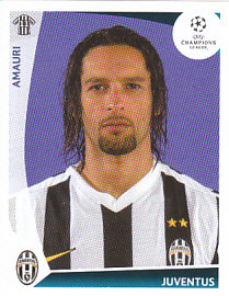 Amauri Juventus FC samolepka UEFA Champions League 2009/10 #38